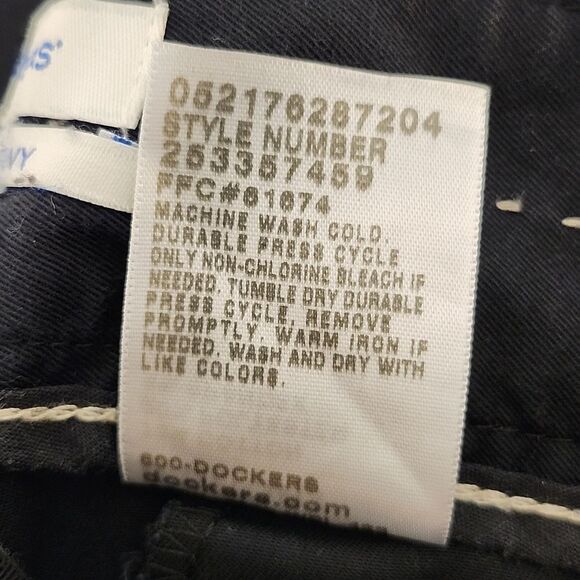 DOCKERS Women's Black Metro Pants Mid Rise Curvy 263357459 6 Short - Picture 5 of 10